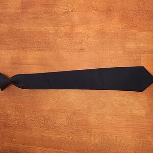 Clip On Black Tie